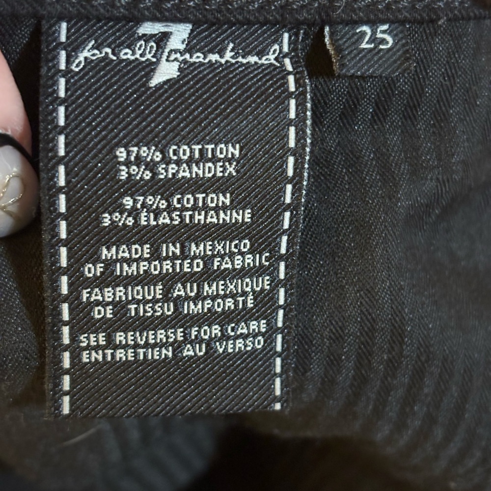 7 For All Mankind Denim Shorts - Picture 4 of 4